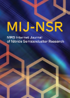 Materials Research Society Internet Journal of Nitride  Semiconductor Research